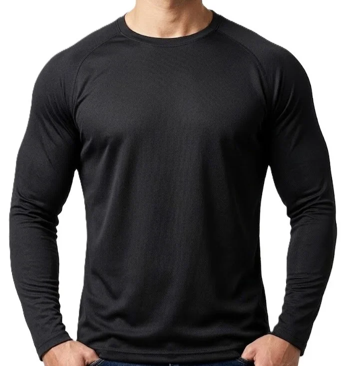 חולצה דרייפיט ניקי ש.ארוך שחור 616321